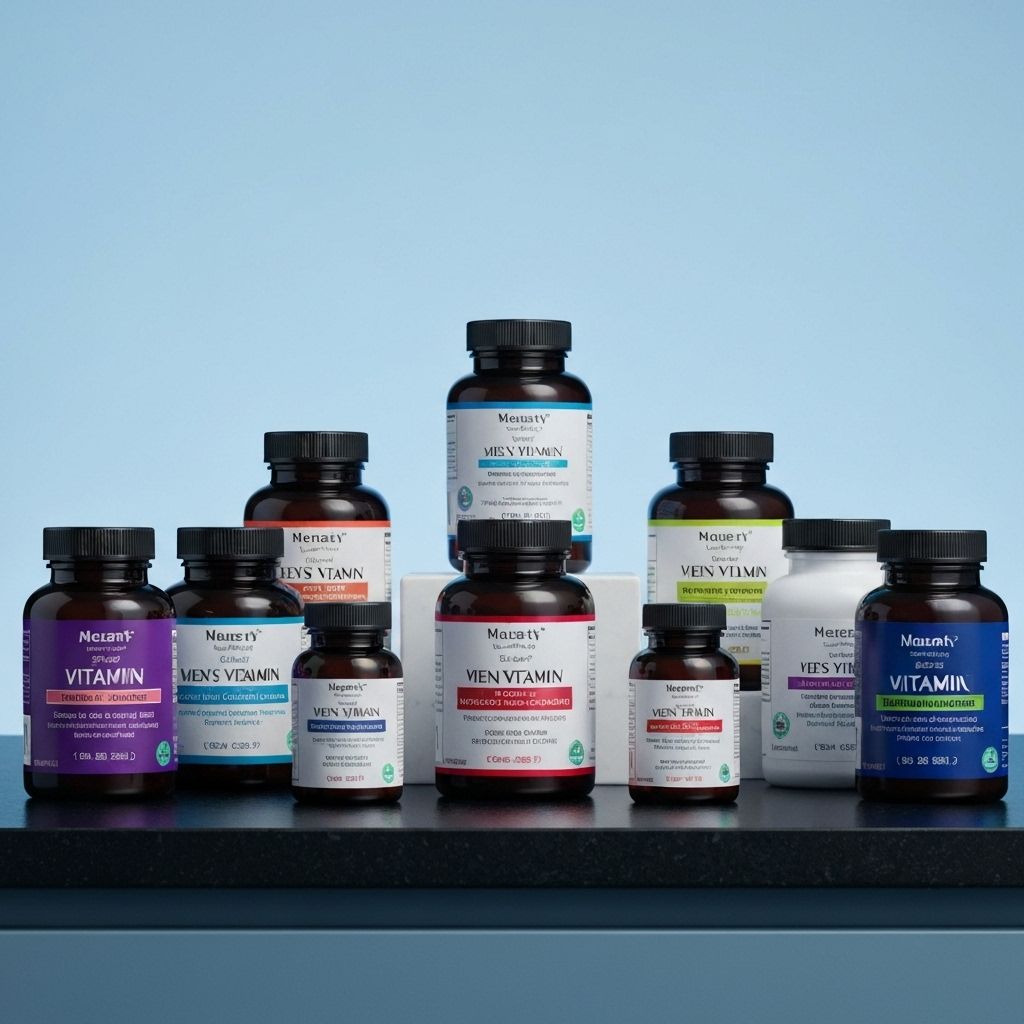 Men's supplements collection