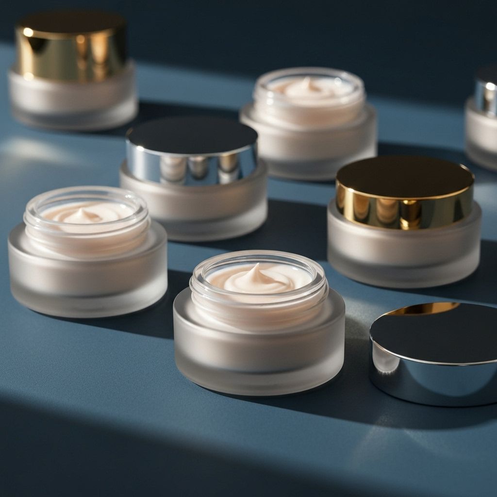 Women's face creams and skincare